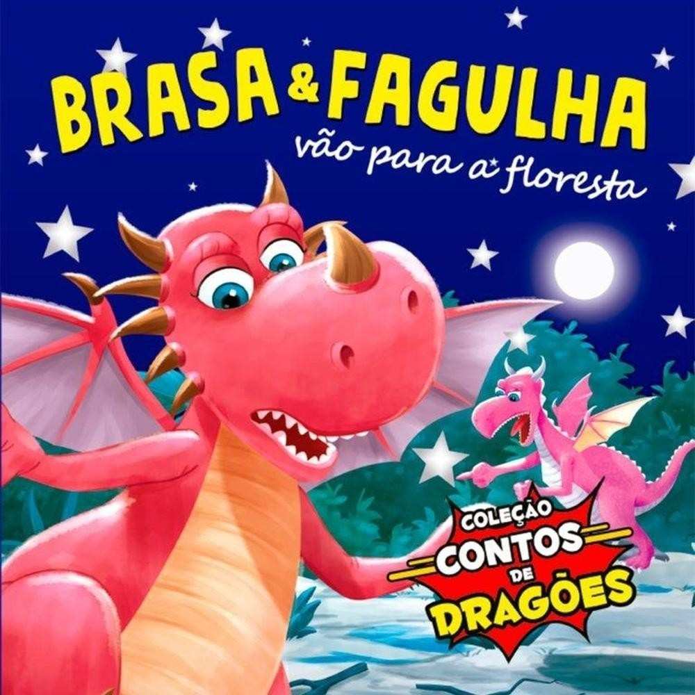 Brasa e Fagulha: Aventura na Floresta Mágica