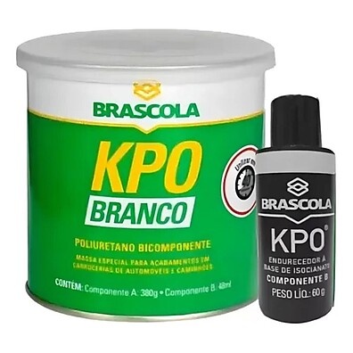 Brascoved KPO Branco: Massa de Vedação Bi Componente 440g