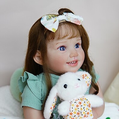 Brastoy Bebe Reborn 65cm Sweetie – Boneca Realista para Meninas