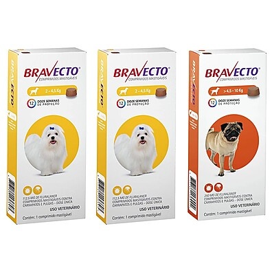 Bravecto Antipulgas para Cães – 12 Semanas de Proteção!
