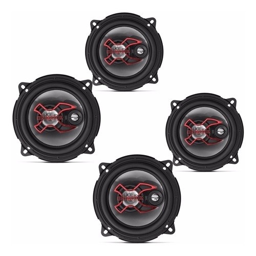 Bravox B3x50x: Kit 4 Alto Falantes + 5 Polegadas
