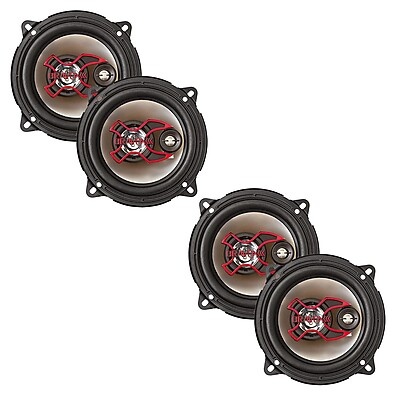 Bravox B3X50X: Kit 4 Alto-Falantes Triaxiais 5 Polegadas