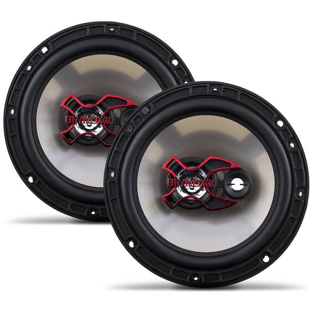 Bravox B3X60X: Alto Falante 6” Triaxial 100W RMS