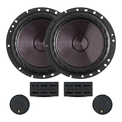 Bravox CS60P: Kit 2 Vias 6” com Tweeter 200W RMS