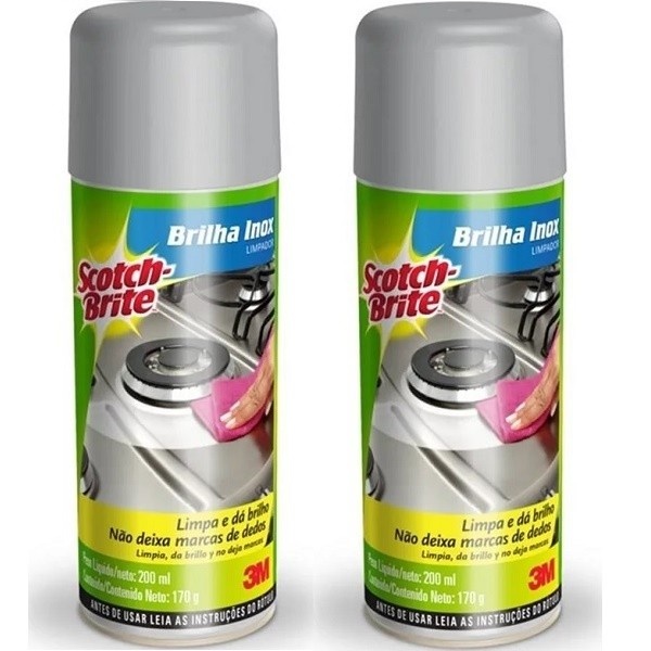 Brilha INOX Scotch Brite: Limpeza e Brilho Impecáveis!