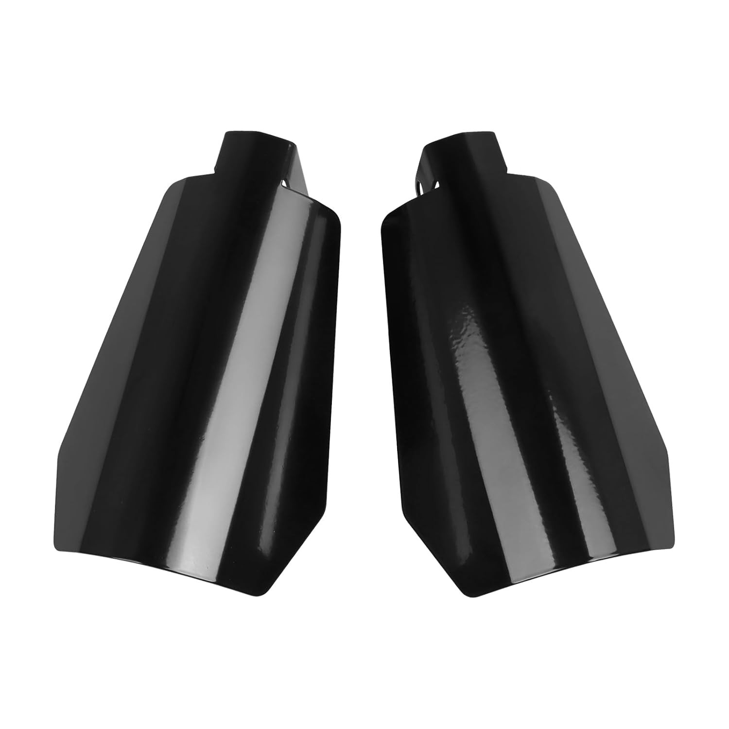 Protetor de Mão CHIFUN para Motos Touring (Preto Brilhante) - Aço Inoxidável | Street Glide, Road King (2006-2024)