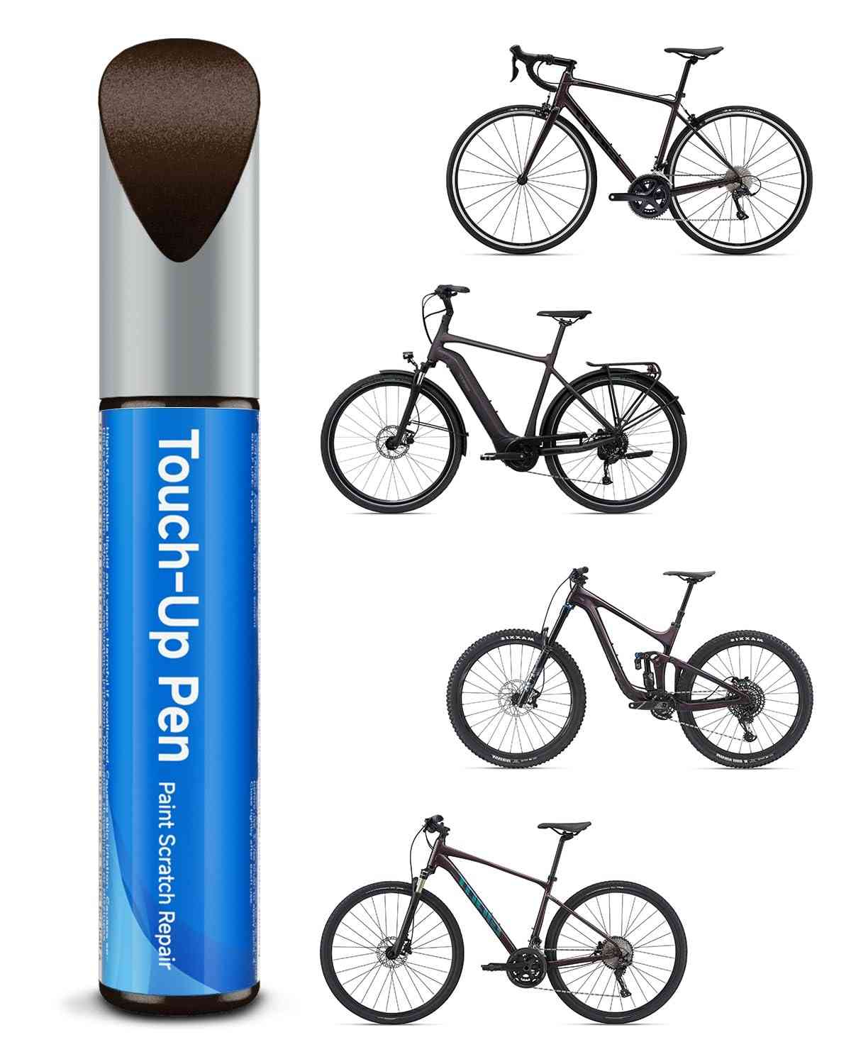 Tinta de Retoque para Bicicleta Giant - Cor Jacarandá Brilhante (#5a4959) - Reparo Fácil de Arranhões e Lascas