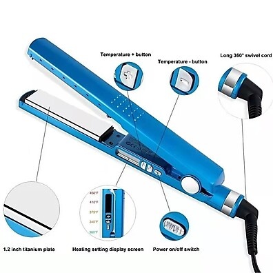 Chapinha Nano Titanium 450F: Cabelo Liso e Brilhante!