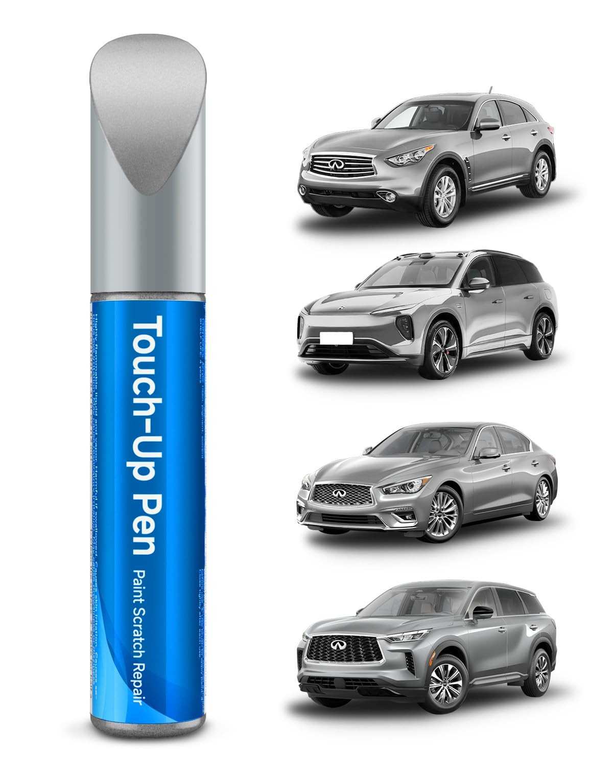 Tinta de Retoque Metálica Prata Brilhante K23 para Infiniti - Reparo Profissional de Arranhões Automotivos