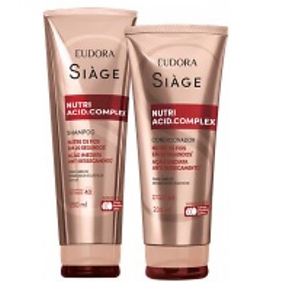 Combo Eudora Siàge Nutri Ácido Complex: Cabelos Nutridos e Brilhantes