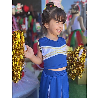Fantasia Líder de Torcida Infantil: Brilhe! ✨