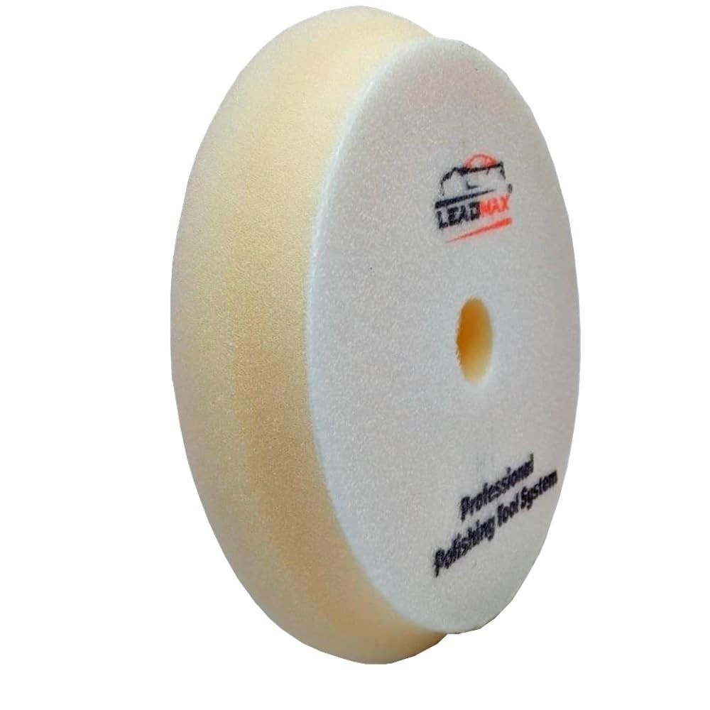 Boina de Lustro Branca LeadMax 6" - Acabamento Impecável e Brilho Profissional