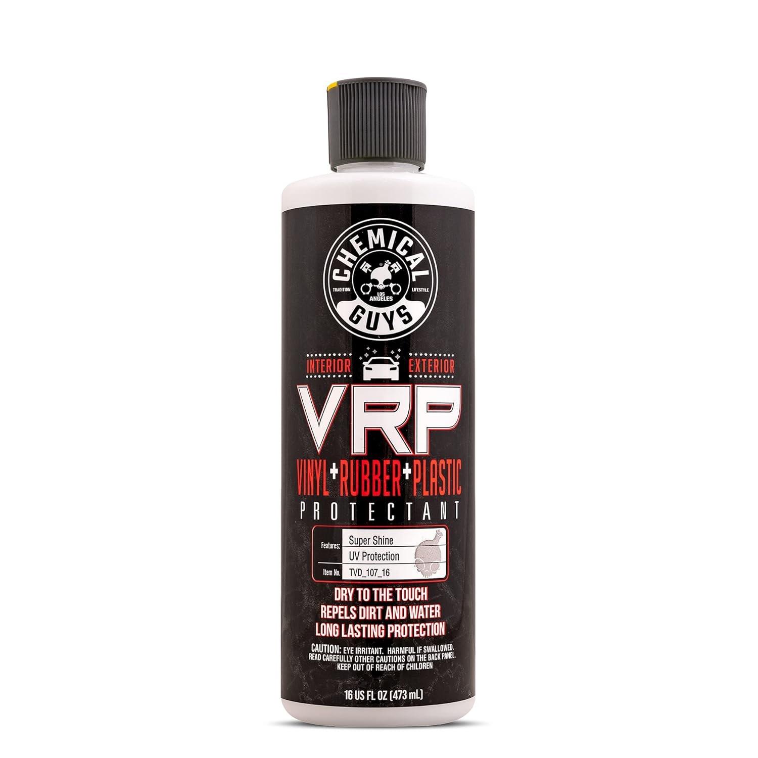 Chemical Guys VRP: Brilho Intenso e Proteção Duradoura para Vinil, Borracha e Plástico