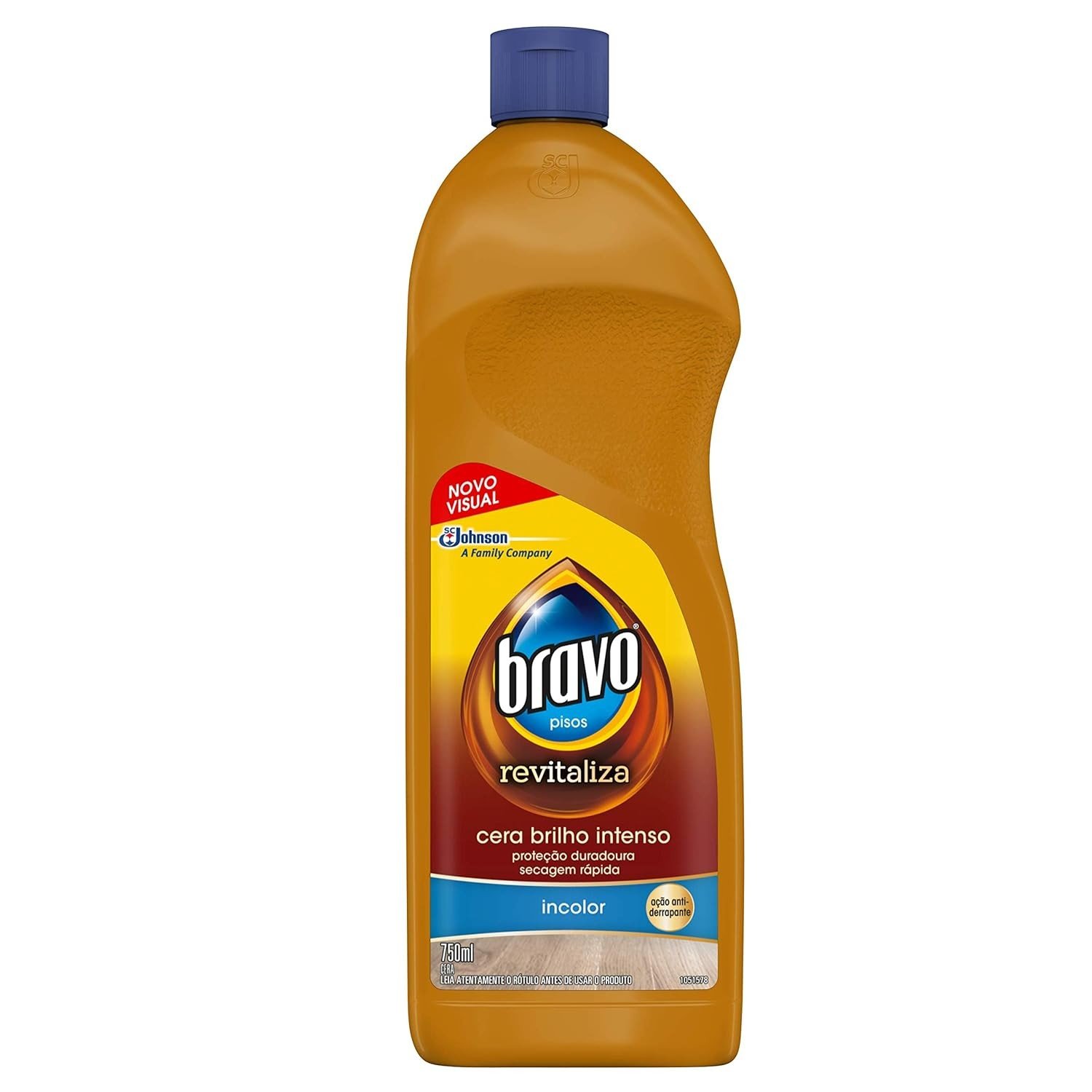 Bravo Limpador Máximo Brilho Incolor Cera Flash 750ml - Brilho Instantâneo e Secagem Rápida