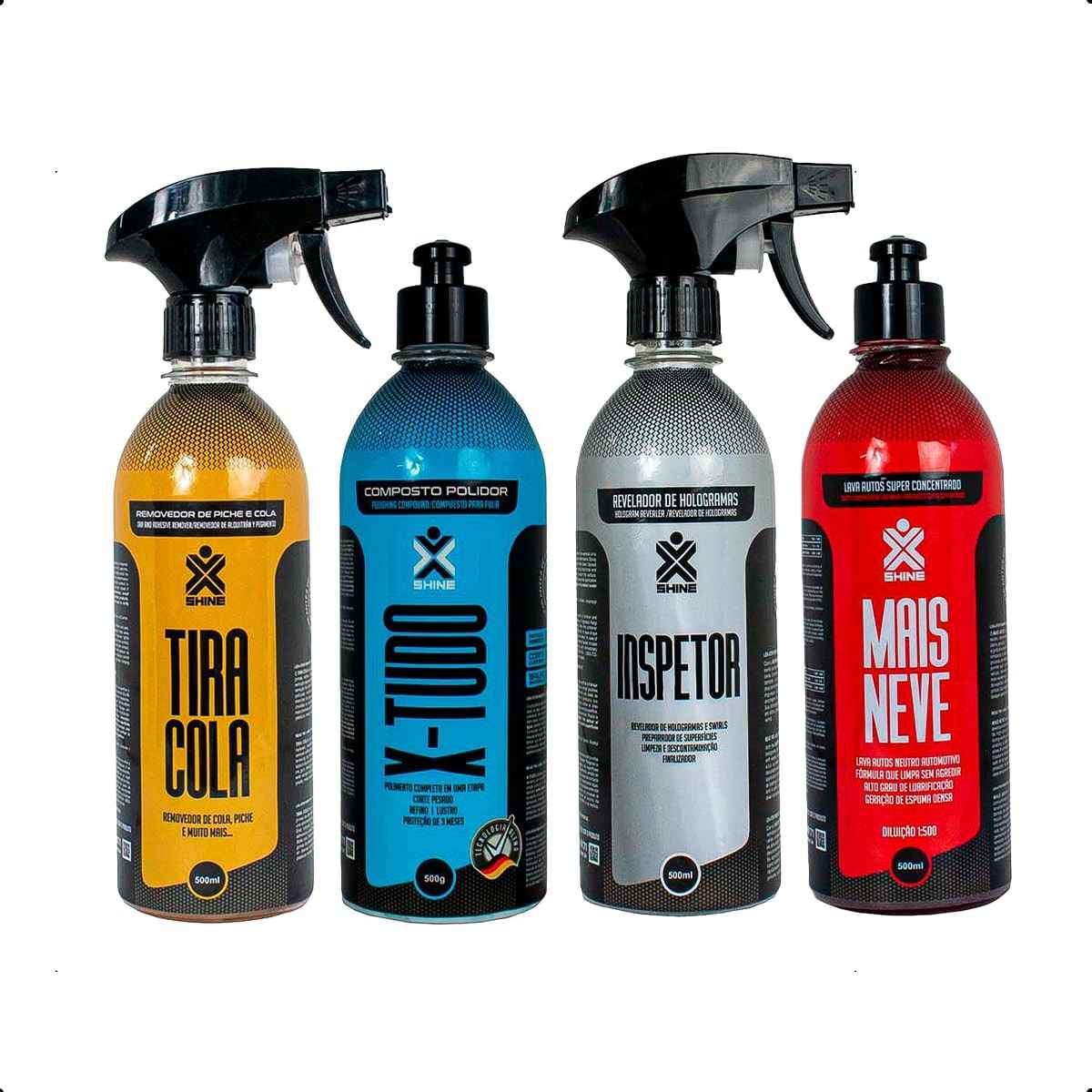 Kit Xshine Sigma Tools: Limpeza Profissional, Brilho e Proteção Completa para seu Carro