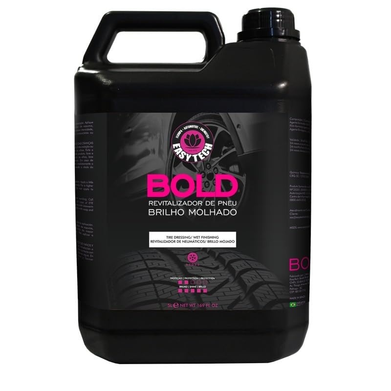 Revitalizador de Pneus Bold Easytech Premium 5L: Brilho Molhado Duradouro!