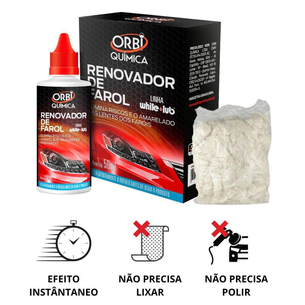 Revitalizador de Farol Orbi: Tira Amarelado e Devolve o Brilho!