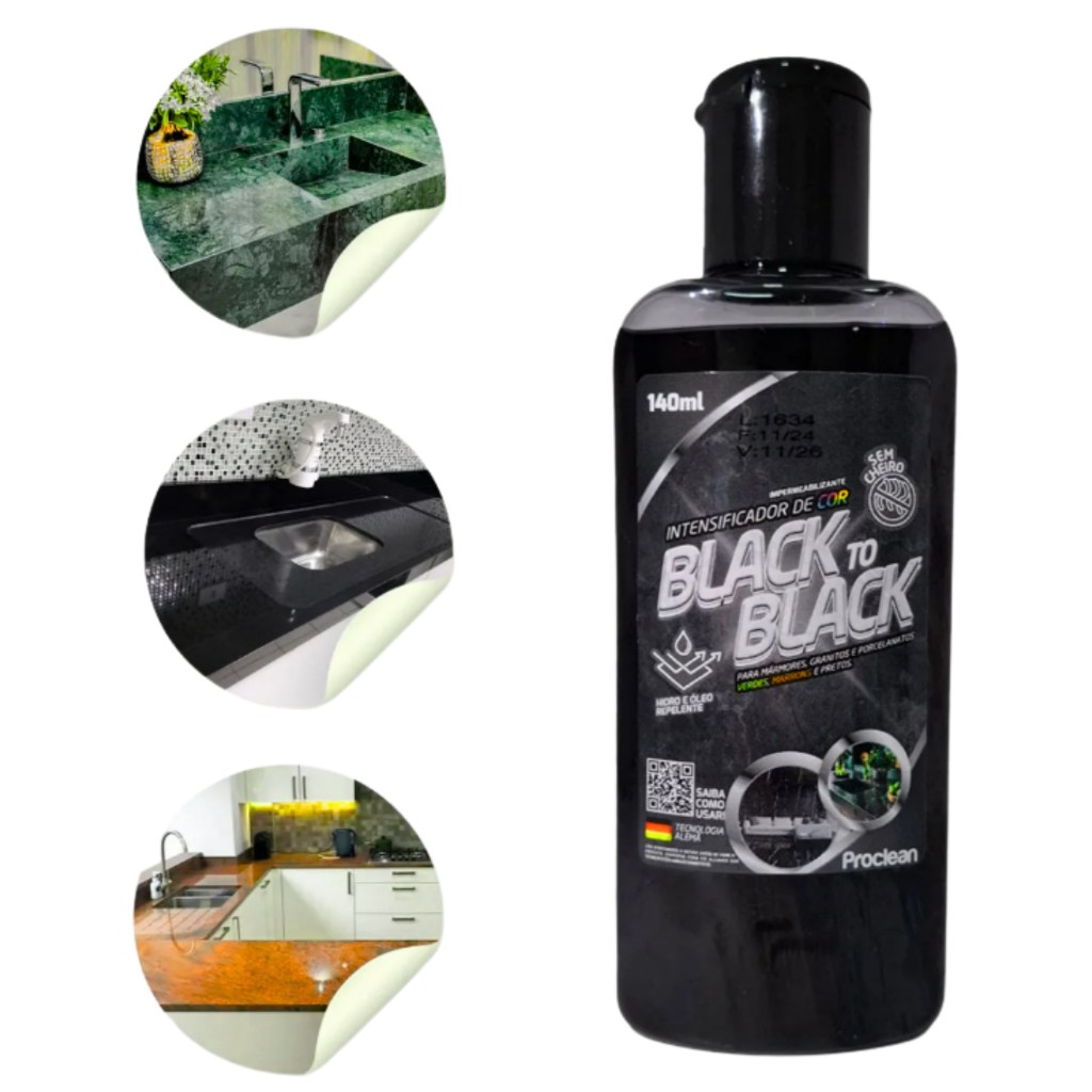 Brilho para Granito Black Total: Ative a Cor e Proteja Sua Superfície