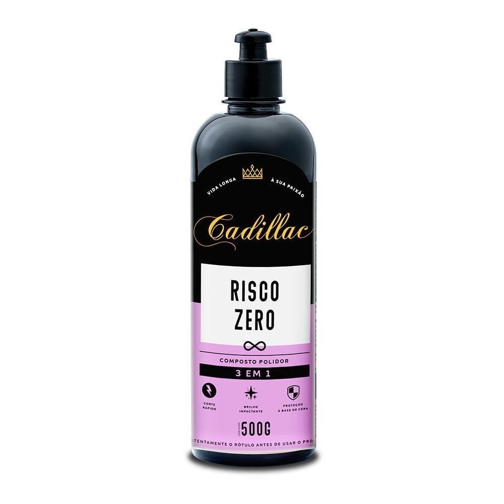 Composto Polidor Cadillac All in One 3 em 1: Risco Zero e Brilho Intenso!