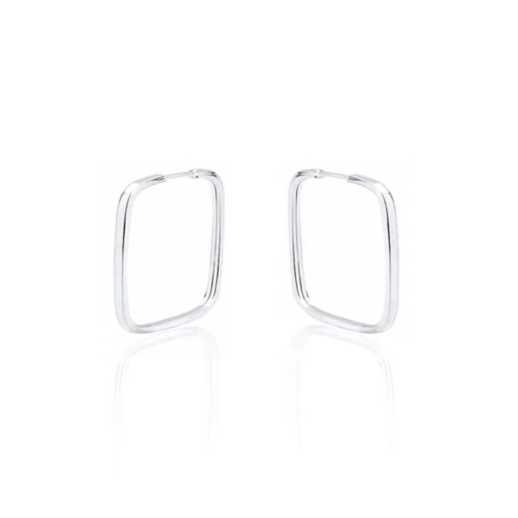 Brinco Argola Prata 925: Design Moderno 20mm