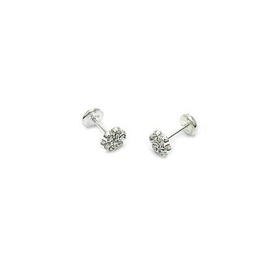 Brinco Flor Prata 925: Encanto e Brilho!