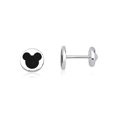 Brinco Mickey Infantil: Prata 925 e Diversão!