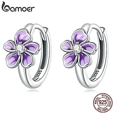 Brinco Prata 925 com Flor Fresca – Elegância e Qualidade
