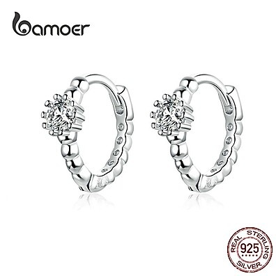 Brincos Argola Bamoer: Elegância em Prata 925