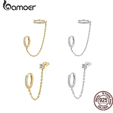 Brincos Bamoer 925: Elegância em Prata para Você!