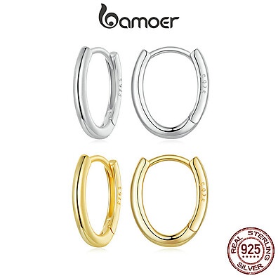 Brincos Bamoer Prata 925: Elegância Diária