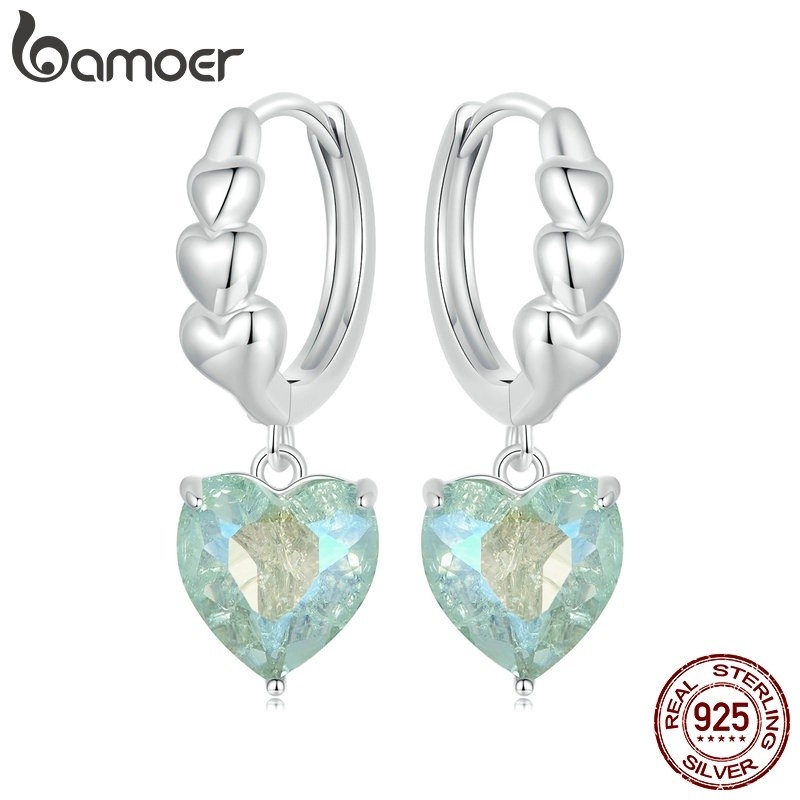 Brincos Bamoer Prata 925: Elegância e Cor