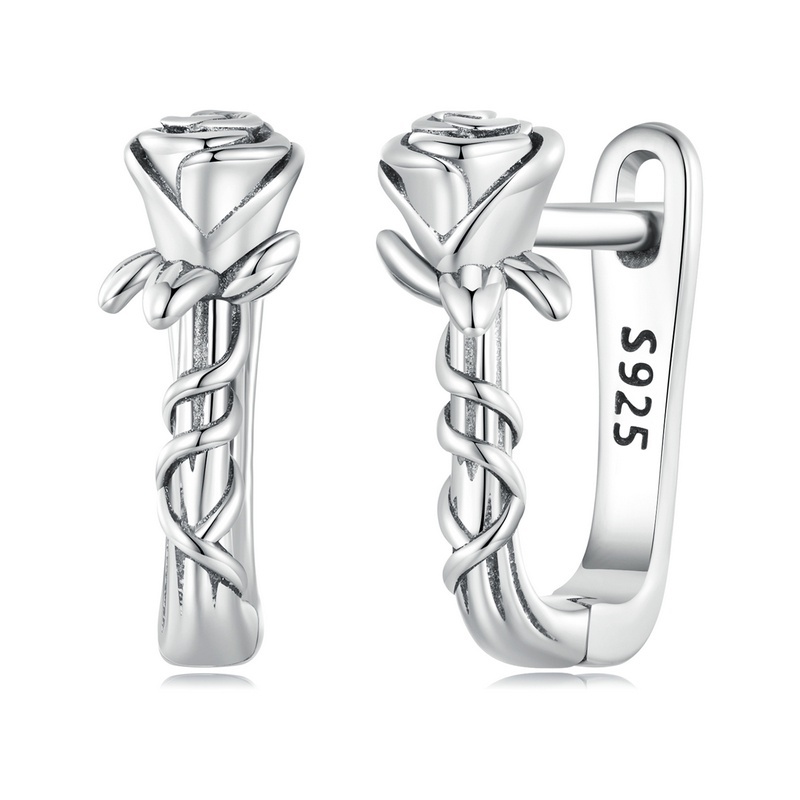 Brincos Bamoer Prata 925: Elegância para Meninas