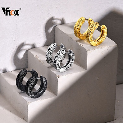 Brincos de Argola Masculinos: Estilo Punk Rock!