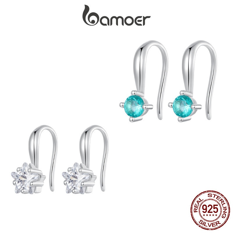 Brincos de Prata 925 Bamoer: Estilo e Elegância