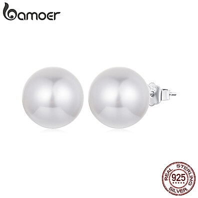 Brincos de Prata Bamoer: Elegância com Pérolas