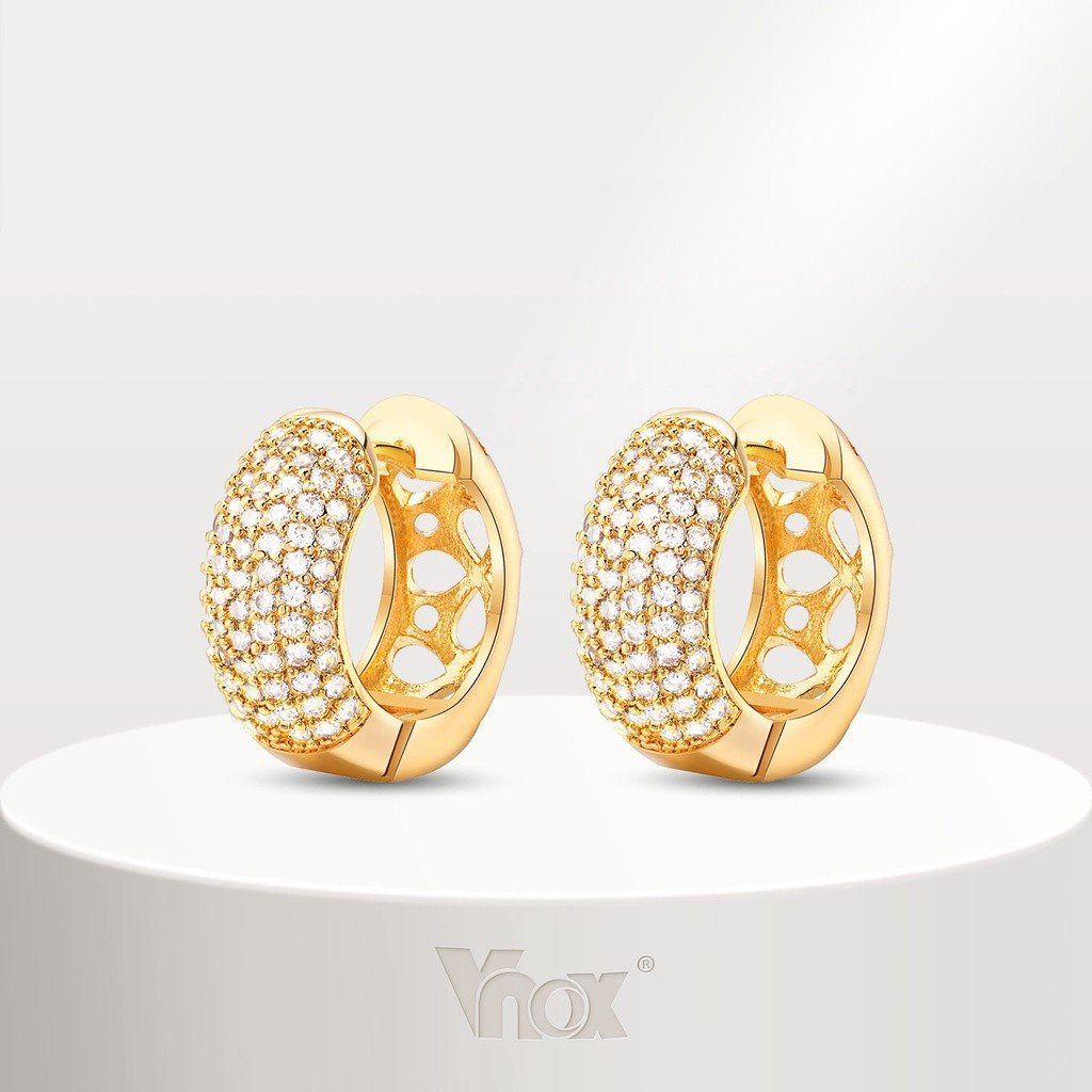 Brincos de Zircônia 18K: Elegância Hipoalergênica