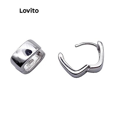 Brincos Geométricos Lovito: Elegância Casual