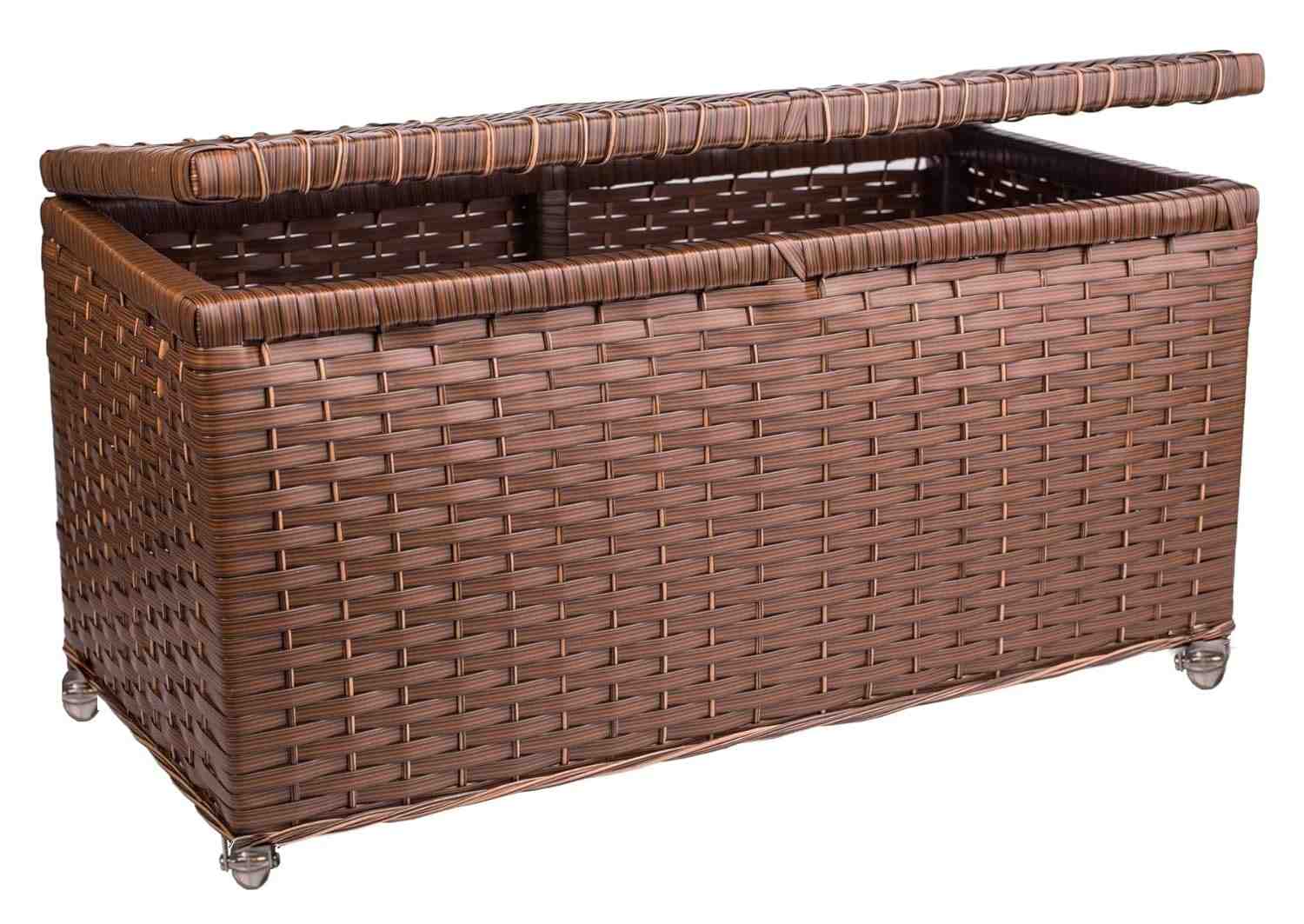 Baú Organizador de Fibra Sintética 70x40x40 cm – Ideal para Roupas, Brinquedos e Decoração