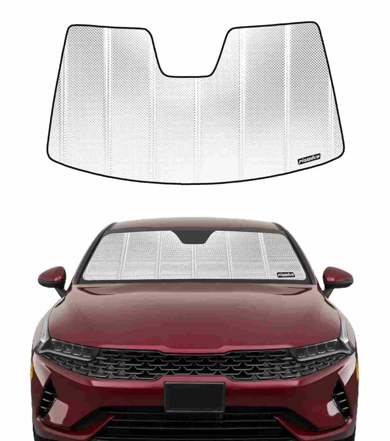 Para-brisas Refletivo Alumínio para Kia K5 2021-2024 | Proteção Solar Máxima com Estilo