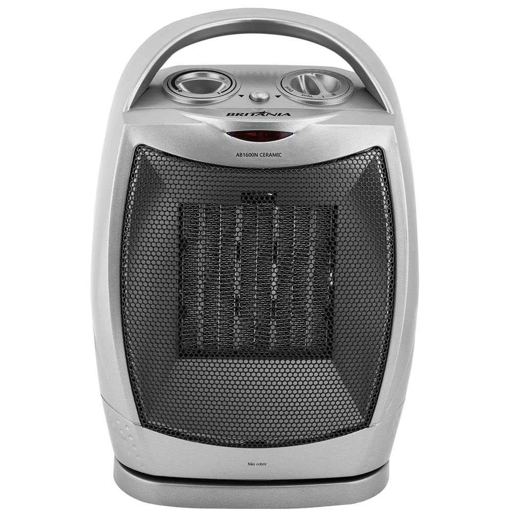 Aquecedor Cerâmico Britânia AB1600N 1500W 110V - Potente e Seguro para Ambientes Confortáveis