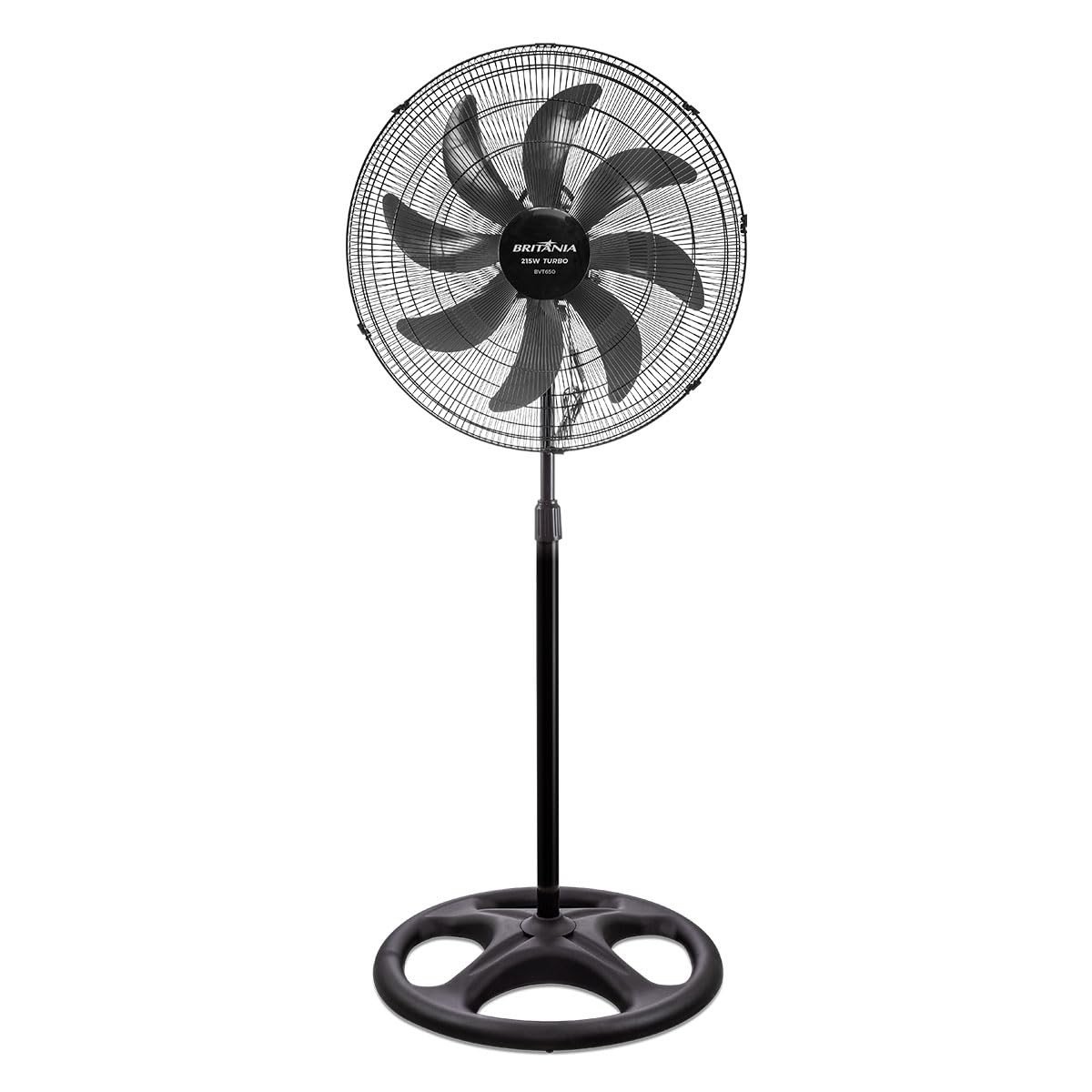 Ventilador de Coluna Britânia BVT650 Maxx Force 8 Pás 215W 127V – Potência e Conforto Refrescante