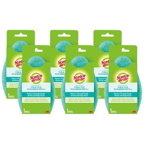 Scotch-Brite Almofadas Antiarranhões Refil para Banheira e Azulejo (Pacote com 6)