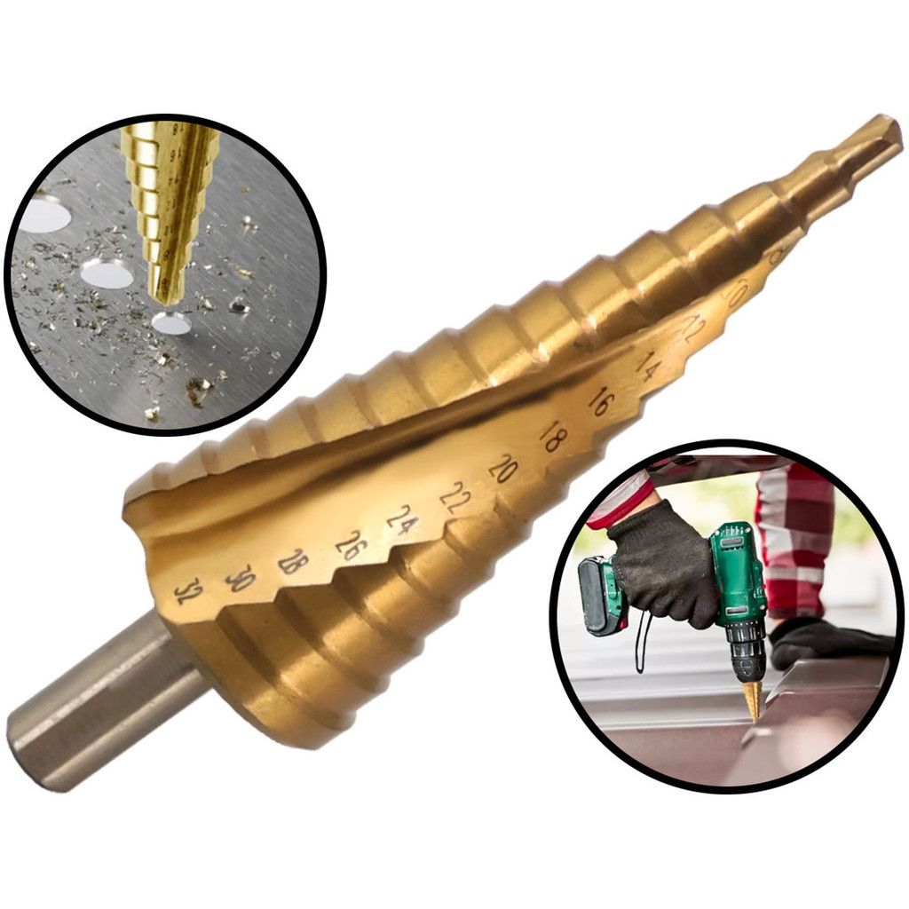 Broca Escalonada Brasfort: Perfure de 4mm a 32mm!