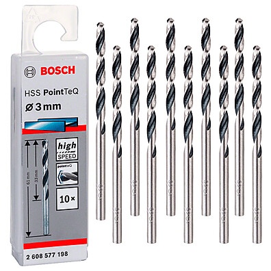 Broca HSS Bosch 3.0mm: Perfure com Precisão!