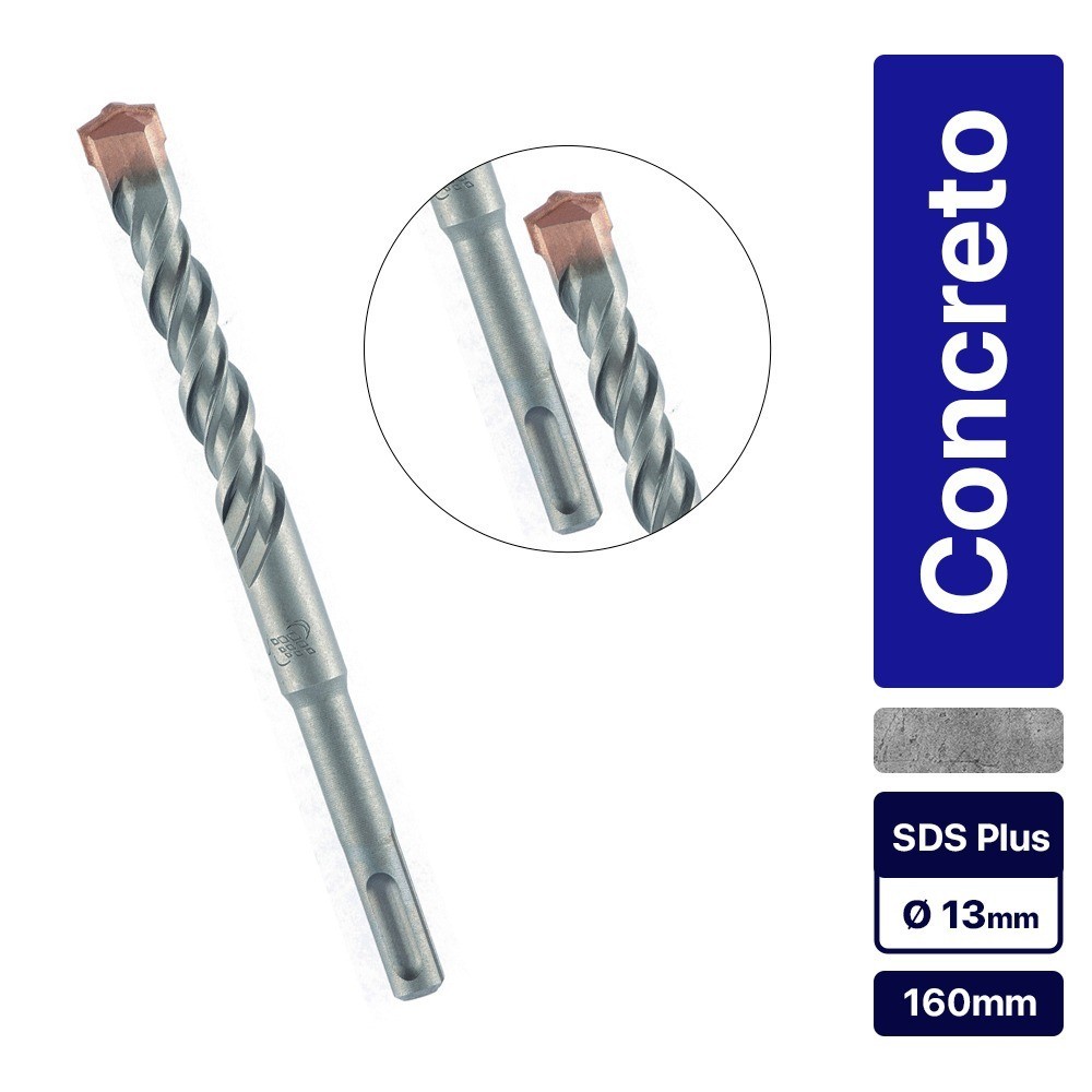 Broca para Concreto SDS Plus 12x160mm MTX: Perfure Fácil!