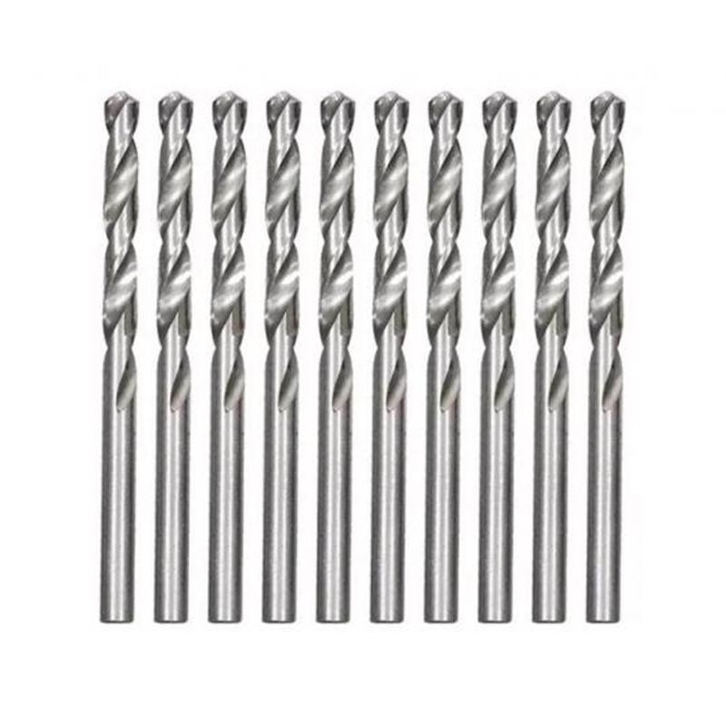 Brocas Aço Rápido 6mm MTX: Kit 10 Unidades