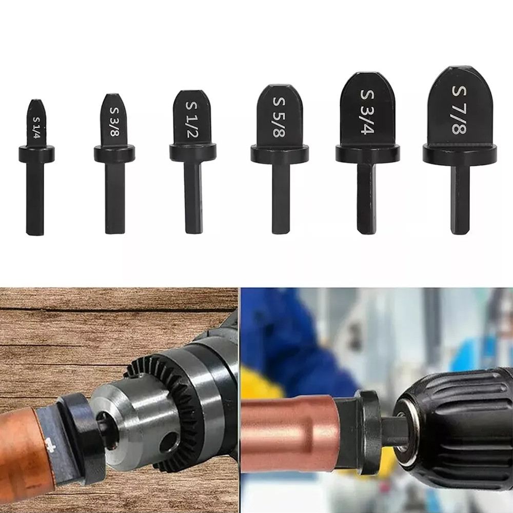 Brocas Alargador Expansor para Tubo de Cobre e Alumínio – 6 Peças