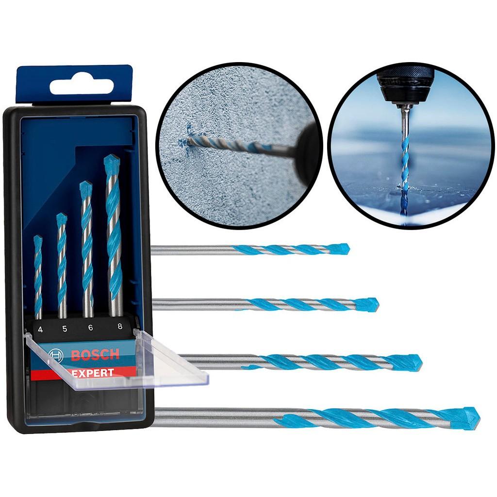 Brocas Bosch Cyl-9: Kit 4 Peças Multiuso