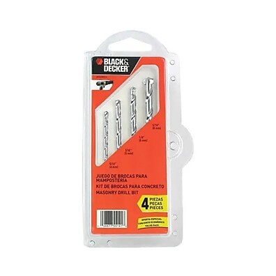 Brocas para Concreto: Kit 4 Peças BD0040CS