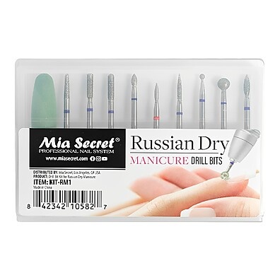 Brocas Russian Dry Mia Secrets: Manicure Impecável